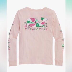 NWT Girls’ Vineyard Vines holiday long sleeve shirt, 14